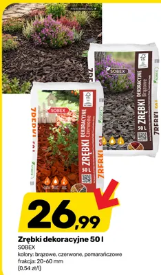 Zrębki dekoracyjne Sobex promocja w Bricomarche