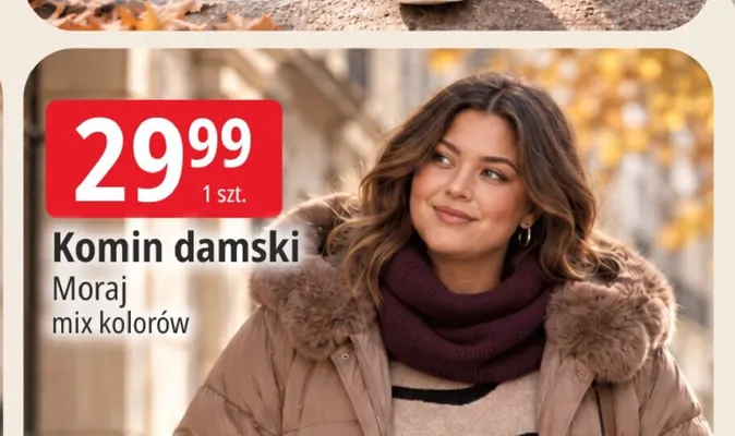 Komin damski Moraj promocja w Leclerc
