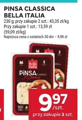 Pinsa różne rodzaje promocja w Stokrotka