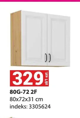 Szafka kuchenna wisząca Stilo 80 g-72 2F promocja w Merkury Market