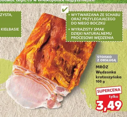 Wędzonka krotoszyńska Mróz promocja w Kaufland