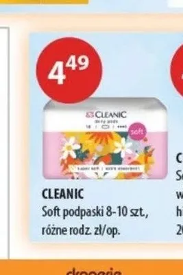 Podpaski higieniczne Cleanic Soft promocja w Drogerie Laboo