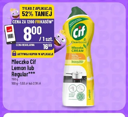 Mleczko Cif promocja w POLOmarket