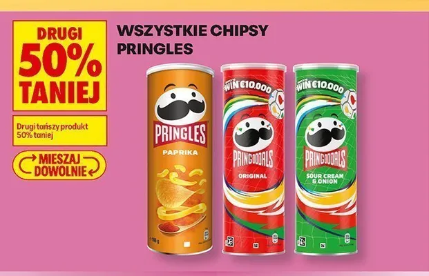 Chipsy Pringles promocja w Biedronka