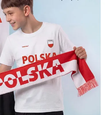 Koszulka 100% bawełny Polska chłopięca rozmiary 134-170cm promocja w Pepco