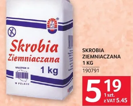 Skrobia ziemniaczana 1 kg promocja w Selgros
