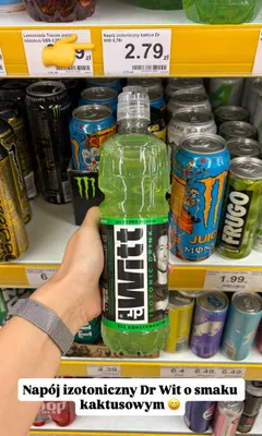 Napój izotoniczny Dr Witt kaktus promocja w Dino