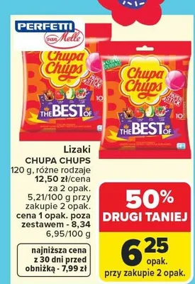 Lizaki Chupa Chups promocja w Carrefour