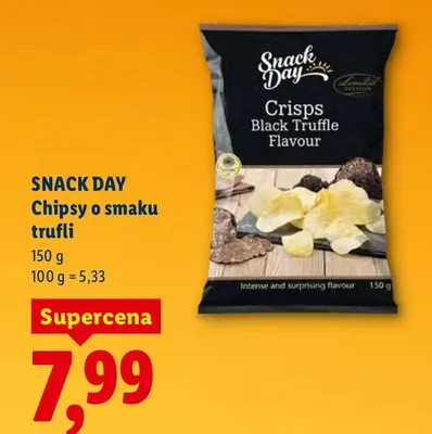 Chipsy o smaku trufli promocja w Lidl