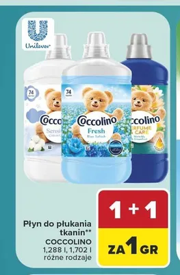 Płyn do płukania tkanin Coccolino Purple Orchid & Blueberries promocja w Carrefour