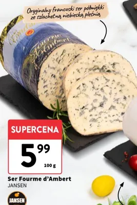 Ser Fourme d'Ambert promocja w Intermarche