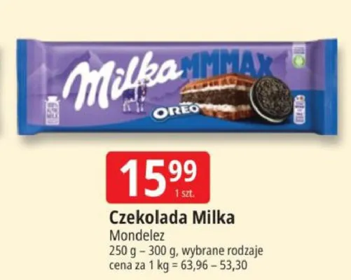 Czekolada Milka Oreo Mondelez promocja w Leclerc