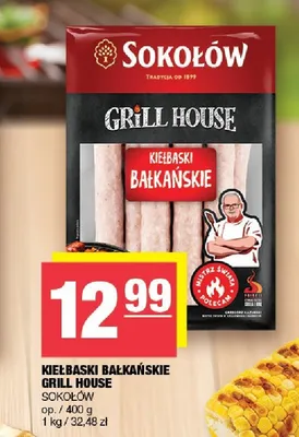 Kiełbaski bałkańskie Sokołów Grill House promocja w SPAR