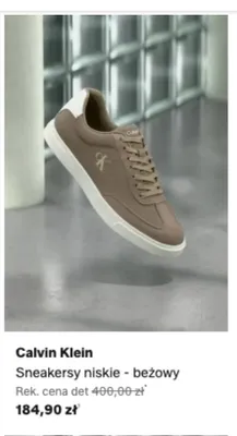 Sneakersy niskie Calvin Klein beżowe promocja w Lounge by Zalando