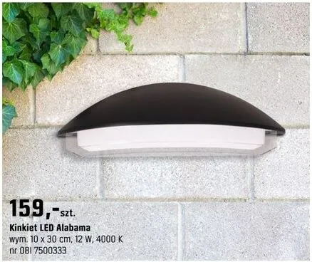 Kinkiet LED Alabama promocja w OBI