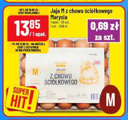 Jajka kurze M z chowu ściółkowego Marysia promocja w POLOmarket
