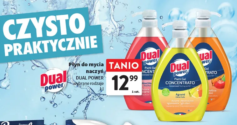 Płyn do mycia naczyń Dual Power wybrane rodzaje promocja w Intermarche
