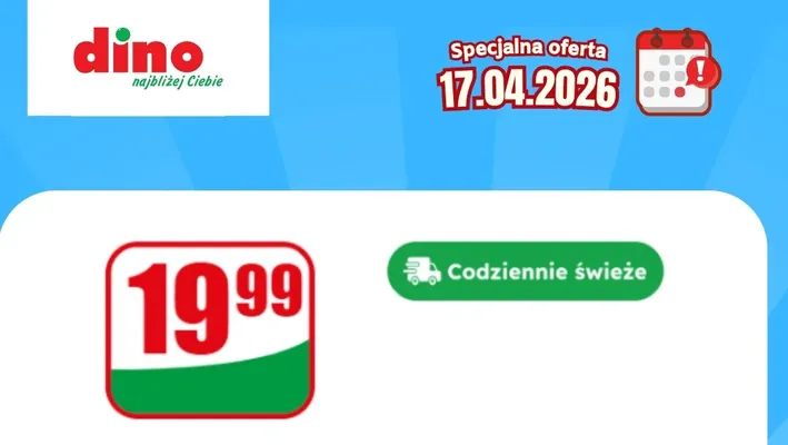 Specjalna oferta na 17.04.2026 - promocje spoza gazetki, strona 3 promocja w Dino