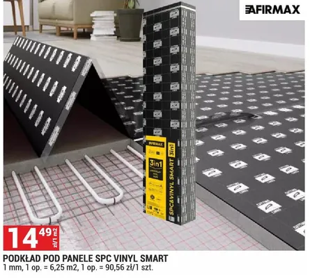 Podkład pod panele SPC Vinyl Smart promocja w Merkury Market