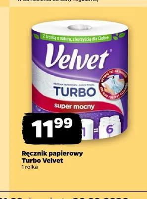 Ręcznik papierowy Turbo Velvet promocja w Netto