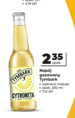Napój gazowany Tymbark Cytroneta promocja w Odido