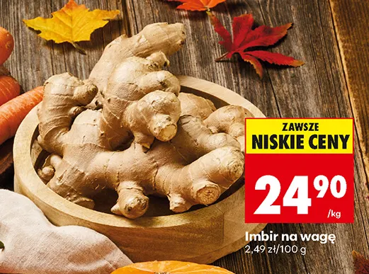 Imbir promocja w Biedronka