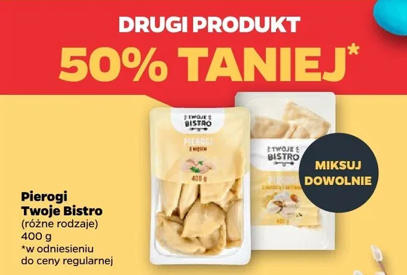 Pierogi  (różne rodzaje) Twoje Bistro promocja w Netto