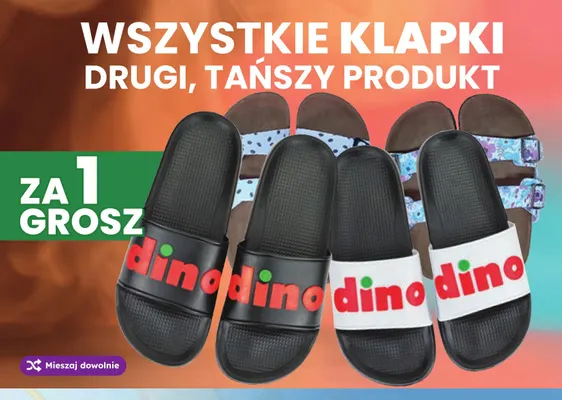 Klapki promocja w Dino