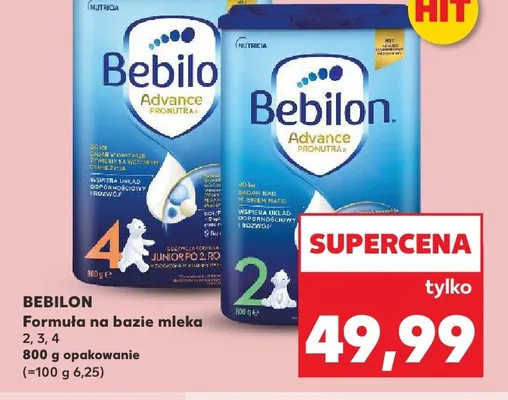 Formuła na bazie mleka BEBILON promocja w Kaufland