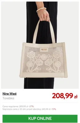 Torebka Nine West promocja w eobuwie.pl