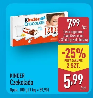Czekolada promocja w Aldi