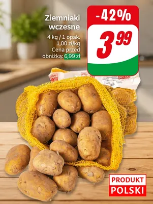 Ziemniaki wczesne polskie promocja w Dino