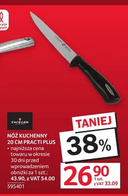 Nóż kuchenny 20 cm Practi Plus Zwieger promocja w Selgros