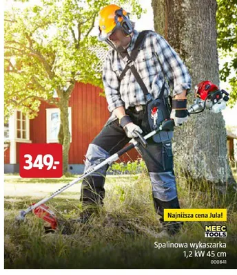 Wykaszarka spalinowa Meec Tools 1,2kW promocja w Jula