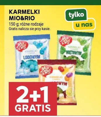 Karmelki lodowe Mio&Rio promocja w Stokrotka