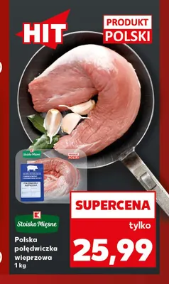 Polska polędwiczka wieprzowa Stoisko Mięsne promocja w Kaufland