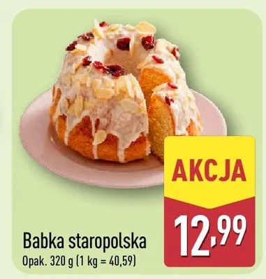 Babka staropolska promocja w Aldi
