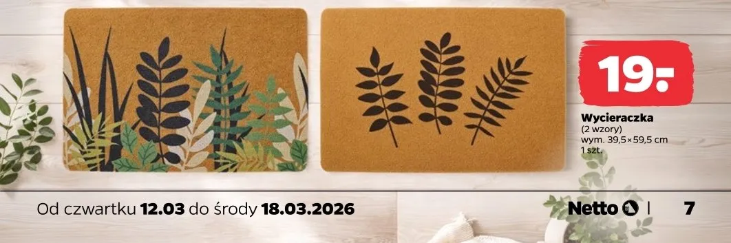 Wycieraczka promocja w Netto