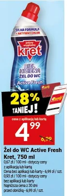 Żel do WC Active Fresh promocja w Twój Market