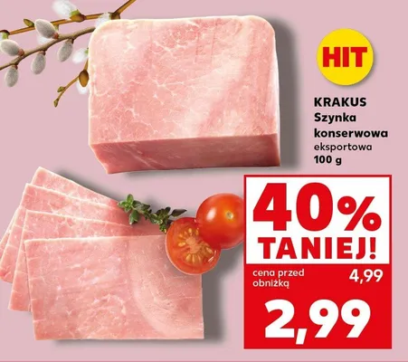 Szynka konserwowa eksportowa promocja w Kaufland