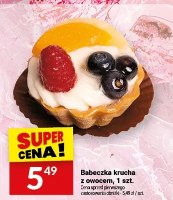 Babeczka krucha z owocem promocja w Twój Market