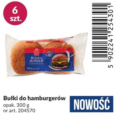 Bułki do hamburgerów promocja w Makro