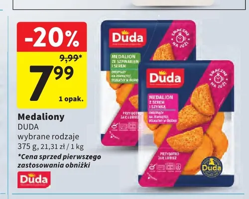Medaliony Duda promocja w Intermarche
