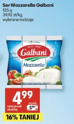 Ser Mozzarella wybrane rodzaje promocja w Delikatesy Centrum