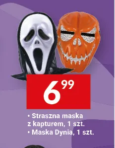 Straszna maska z kapturem promocja w Twój Market