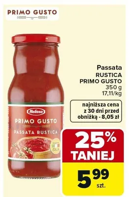 Passata Rustica Primo Gusto promocja w Carrefour
