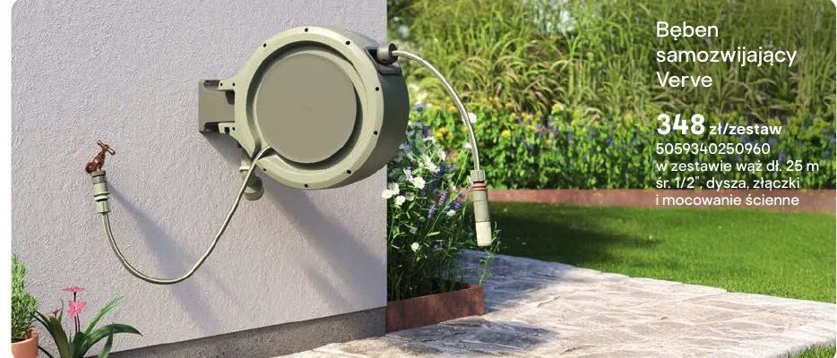 Bęben samozwijający Verve promocja w Castorama