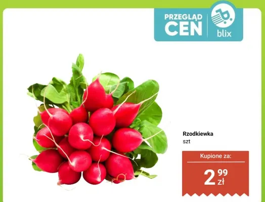 Rzodkiewka promocja w Dino
