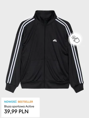 Bluza sportowa Active promocja w Sinsay