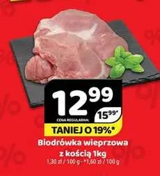 Biodrówka wieprzowa z kością promocja w Delfin